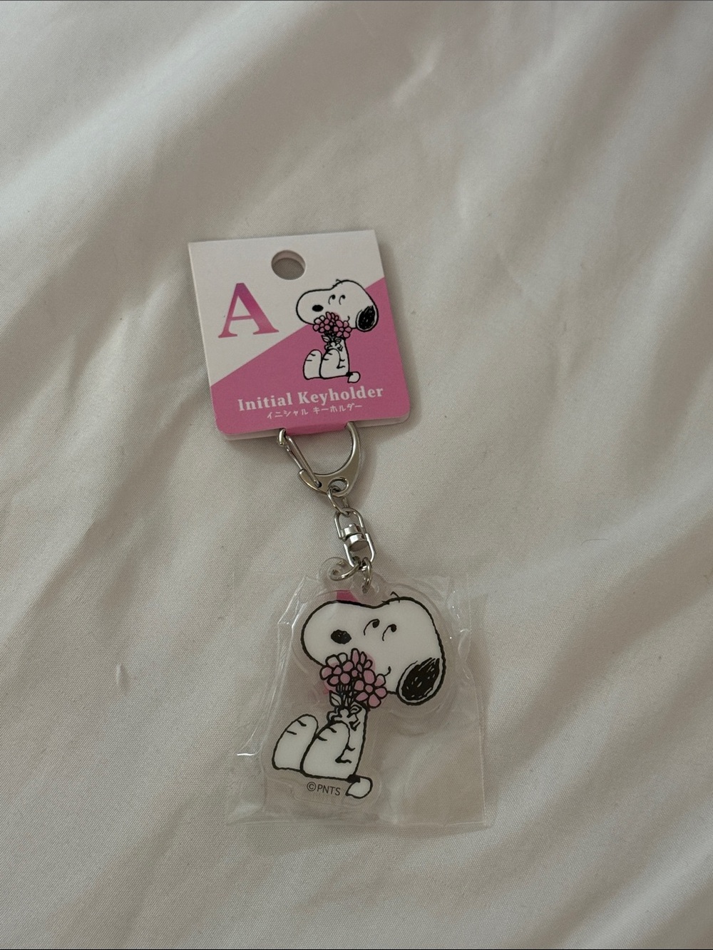 Snoopy “A” Keychain